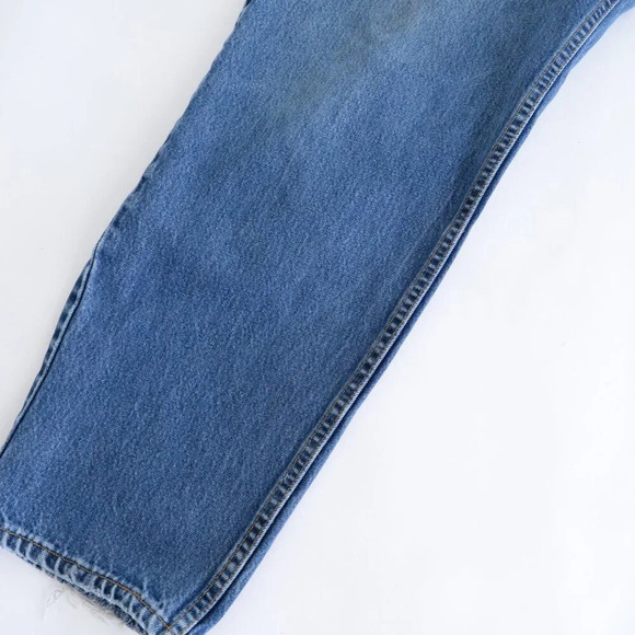 Vintage 90S Levi's 560  Loose Fit 100% Cotton Mid-wash Blue Denim Jeans 40X30 - Picture 7 of 14